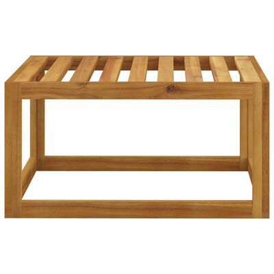 vidaXL Juego muebles de jardín y cojines 6 piezas madera maciza acacia
