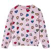 Sudadera infantil rosa 104