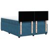 vidaXL Cama box spring con colch&oacute;n terciopelo azul 140x200 cm