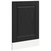 vidaXL Panel de lavaplatos PORTO Roble Negro 45 x 1,5 x 57 cm