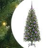 vidaXL Árbol de Navidad artificial con 150 LED Verde 120 cm PE y PVC