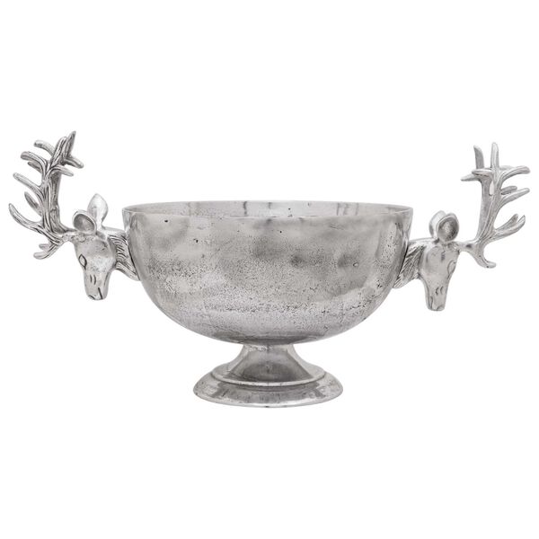 vidaXL Taza Plateado 62 x 35 x 33 cm Aluminio