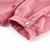 Blusa infantil con mangas de farol rosa palo 104