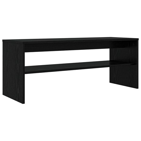 vidaXL Mueble de TV Roble Negro 100 x 35 x 40 cm Madera de ingenier&iacute;a