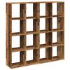 vidaXL Estanter&iacute;a madera de ingenier&iacute;a envejecida 137,5x29x137,5 cm