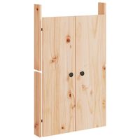 vidaXL Puertas para cocina de exterior madera maciza de pino 50x9x82cm