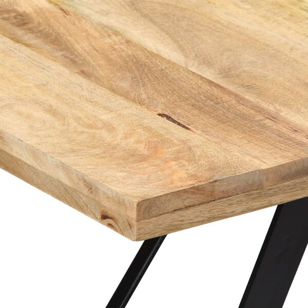 vidaXL Mesa de comedor de madera maciza de mango 180x90x76 cm