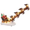 vidaXL Centro de Mesa Navideño Multicolor 31.5 x 6.5 x 16 cm Resina