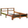 vidaXL Estructura de cama de madera maciza reciclada 160x200 cm