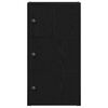 vidaXL Librer&iacute;a de madera contrachapada roble negro 40x24x77 cm