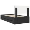vidaXL Estructura de cama Negro 75 x 190 cm Madera Ingenieril