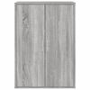 vidaXL Aparador de madera de ingeniería gris Sonoma 60x31x84 cm