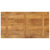 vidaXL Tablero de mesa rectangular madera maciza mango 100x70x3,8 cm
