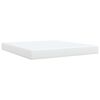 vidaXL Cama box spring con colch&oacute;n cuero sint&eacute;tico blanco 180x200 cm