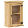 vidaXL Armario de ba&ntilde;o de pared Corona madera maciza pino 45x27x64,5cm