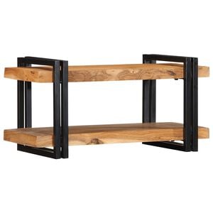 vidaXL Estante de pared madera maciza de acacia 70x33x35 cm