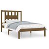 vidaXL Estructura de cama madera maciza de pino marr&oacute;n miel 100x200 cm