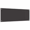vidaXL Salpicadero de cocina 2 pcs Gris oscuro 110 x 40 cm