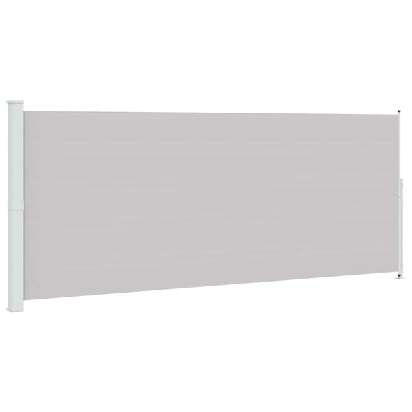 vidaXL Toldo lateral retr&aacute;ctil para patio gris 200x500 cm