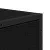 vidaXL Aparador Roble Negro 35.5 x 35 x 76 cm