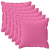 vidaXL Funda de almohada 6 uds. HOUTEN Rosa 60 x 60 cm Poli&eacute;ster