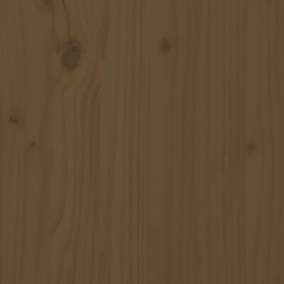 vidaXL Mesa de centro madera maciza de pino marrón miel 80x55x40,5 cm