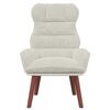 vidaXL sillón Crema 69 x 74 x 93 cm Terciopelo