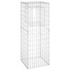 vidaXL Cesta poste de gaviones de hierro 50x50x140 cm