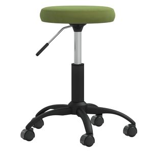 vidaXL Silla de comedor de terciopelo verde claro