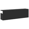 vidaXL Armario de pared madera de ingenier&iacute;a negro 100x20x30 cm