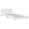 vidaXL Estructura cama sin colch&oacute;n madera maciza pino blanca 100x200cm