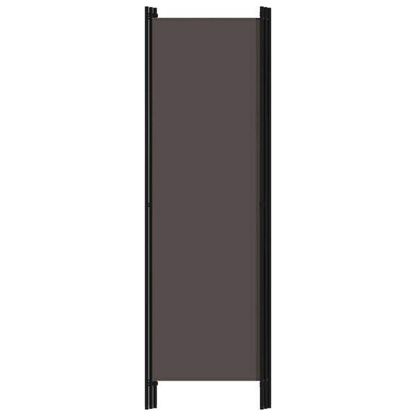 vidaXL Biombo divisor de 3 paneles gris antracita 150x180 cm