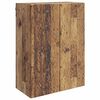 vidaXL Armario de pared Madera envejecida 66 x 34,5 x 90 cm