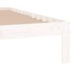 vidaXL Estructura de cama individual sin colch&oacute;n blanco 75x190 cm