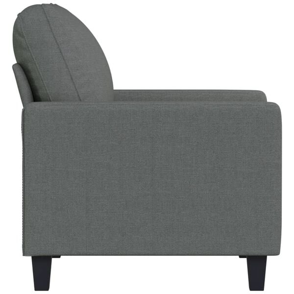 vidaXL Sill&oacute;n de tela gris oscuro 60 cm