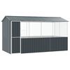vidaXL Jaula para Aves Antracita 410 x 210 x 230 cm Acero Galvanizado