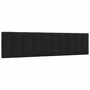 vidaXL Cabecero de cama acolchado Hanko tela negro 200 cm