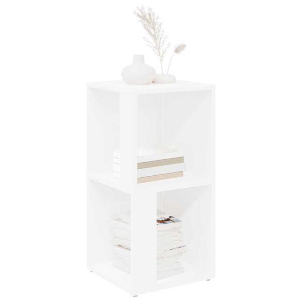 vidaXL Armario esquinero madera contrachapada blanco 33x33x67cm