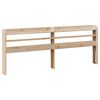 vidaXL Estructura de cama sin colch&oacute;n madera maciza de pino 200x200 cm