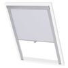 vidaXL Persiana enrollable opaca blanca UK08 GGL y GGU