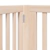 vidaXL Puerta para perros plegable 4 paneles madera de &aacute;lamo 320 cm