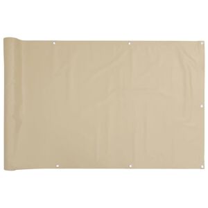 vidaXL Toldo para balc&oacute;n tela oxford beige 75x300 cm