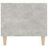 vidaXL Mesa de centro madera contrachapada gris hormigón 90x49x45 cm