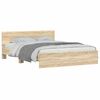 vidaXL Estructura de cama Sonoma 152 x 203 cm Madera de ingenier&iacute;a