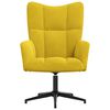vidaXL Sillón de relax de terciopelo amarillo mostaza