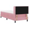 vidaXL Cama tipo Box Spring con colch&oacute;n Rosa 200 x 80 cm Terciopelo