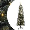 vidaXL &Aacute;rbol de Navidad artificial Verde 150 cm PVC, Pl&aacute;stico y Acero