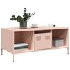 vidaXL Mesa de centro acero laminado en frío rosa 101,5x50x43,5 cm