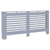 vidaXL Cubierta para radiador MDF gris antracita 172x19x81,5 cm