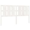 vidaXL Cabecero de cama madera maciza de pino blanco 165,5x4x100 cm